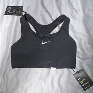 BNWT extra large Black Nike Dri-FIT Swoosh Women's MED-Support Sports Bra